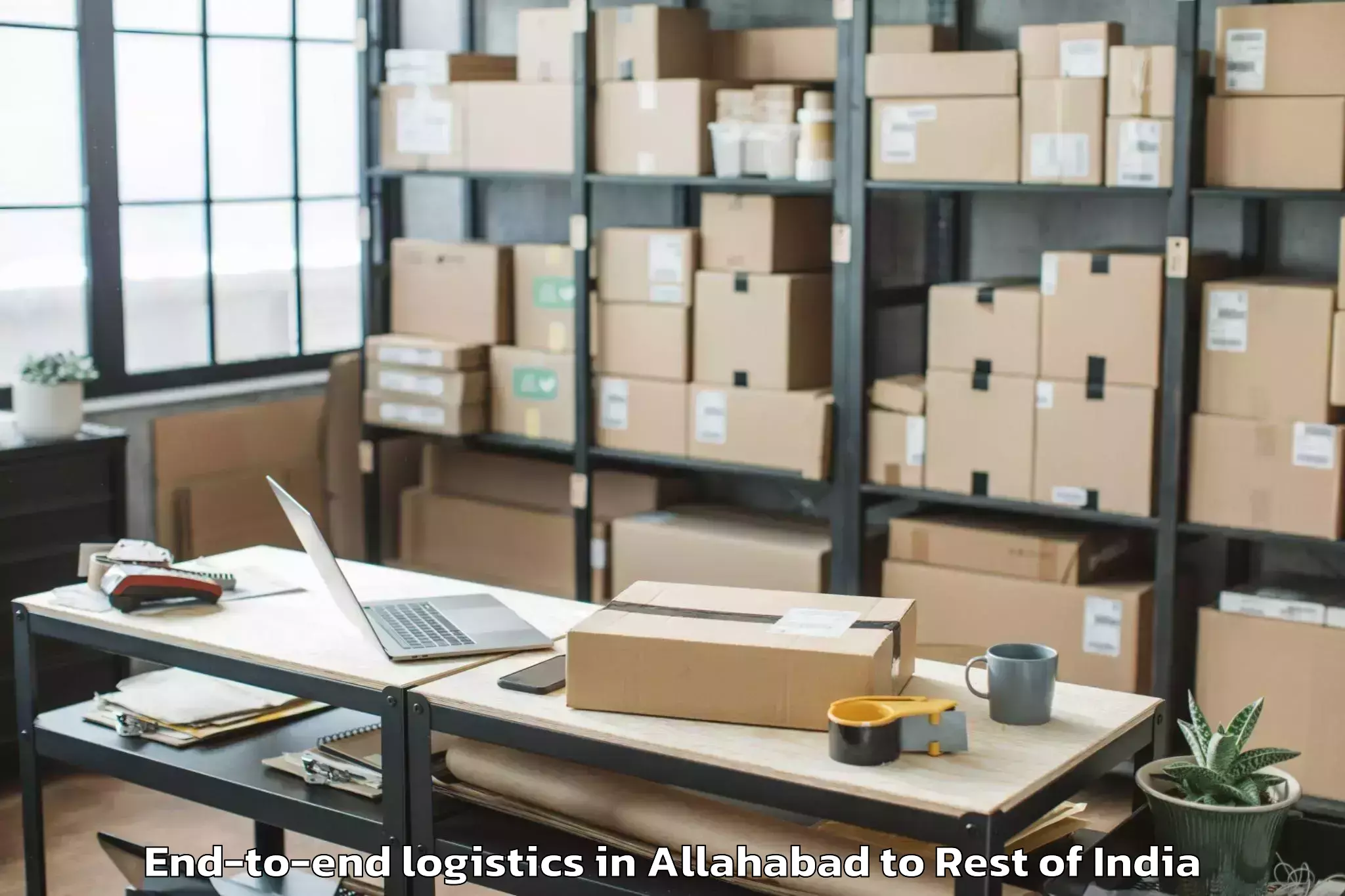 Top Allahabad to Beerwah End To End Logistics Available